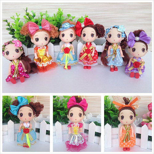 12厘米迷糊娃娃衣服连衣裙素体裸娃服装配件不含娃娃头部仅衣服