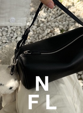 【NEW FOOLLAND】进口头层牛皮R0W风极简老钱单肩斜挎手提包