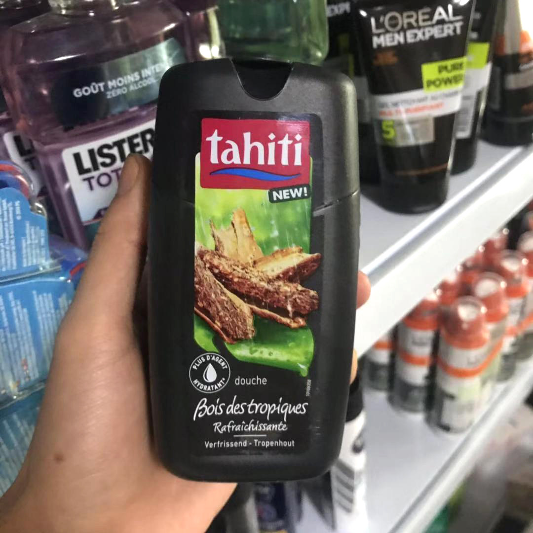 进口法国大溪地/tahiti 保湿植物精华沐浴乳 檀香沐浴露250ml