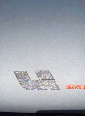 适用于理想L6L7L8L9车标钻贴i6i8装饰车标贴one车贴水钻贴镶钻贴