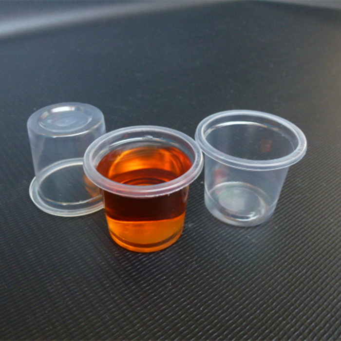 试吃一次性迷你酸奶透明塑料杯