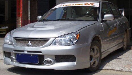 适用于三菱蓝瑟改装大包围兰瑟前后保险杠杆侧裙拆装小尾翼老款