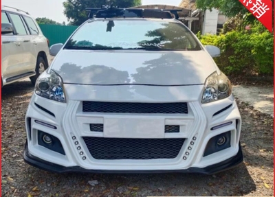 08-15普锐斯prius zvw30改装大包围前保险杠后杠左右侧裙13/14