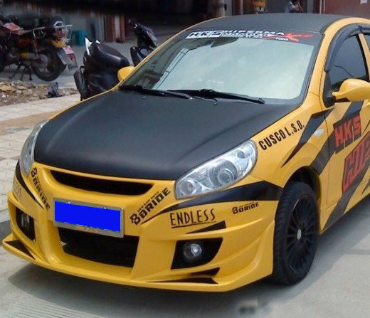 适用于三厢江淮同悦改装大包围前后保险杠左右侧裙尾翼拆加装