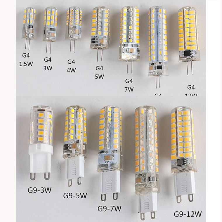 g4灯珠led插脚12v低压客厅萤火虫水晶灯220v光源g9节能超亮小插泡