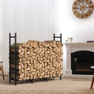 铁艺木柴架FirewoodRack室内户外柴火收纳壁炉柴防潮置物架MCJ01