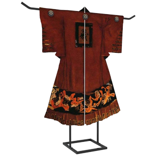 东际汉服展示架 日式和服挂衣架 落地式衣服架子 古代服装T型架