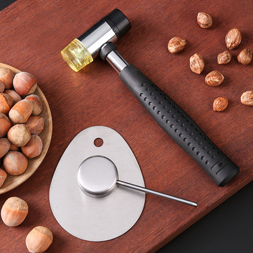 榛子快速敲壳剥皮工具