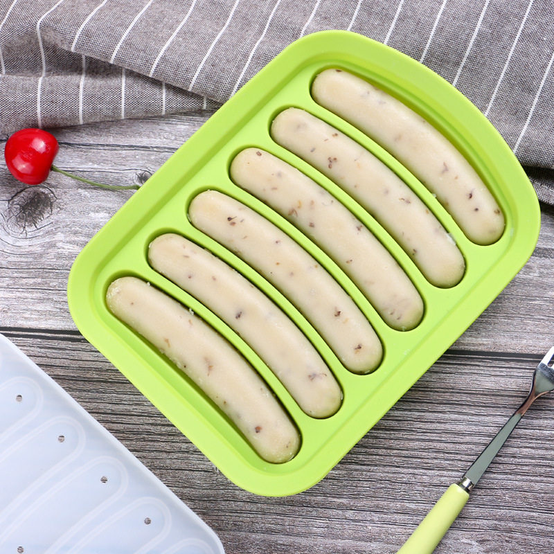香肠模具DIY自制硅胶蛋肠热狗模具蛋糕工具可蒸耐热宝宝辅食工具