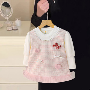 穿搭周岁女宝宝礼服公主裙子潮 儿童春装 女童连衣裙春秋季 2026新款