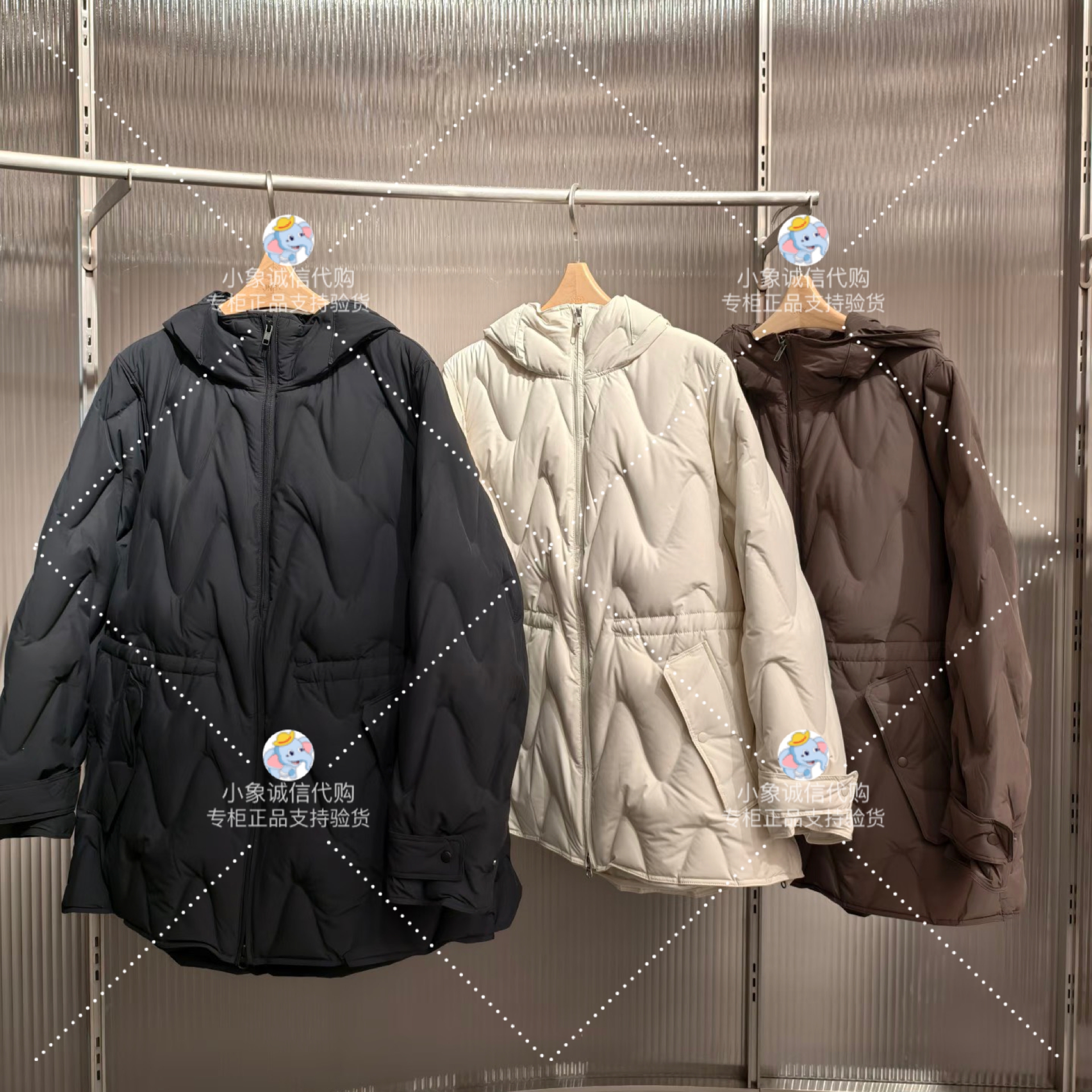 25冬新品羽绒服中长5PAC11190羽绒服中长款2595