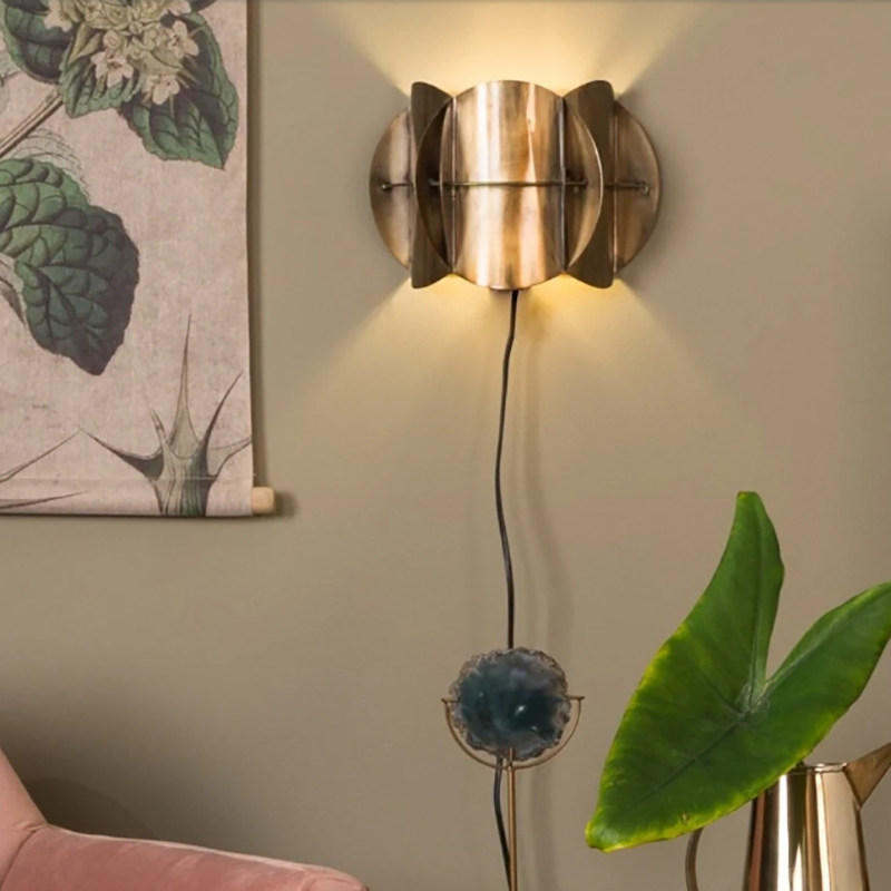 上海设计时尚创意多折面圆形壁灯餐厅卧室客厅书房背景墙别墅灯具,家装灯饰光源,壁灯,淘宝优惠券,粉丝福利购,淘宝优惠卷