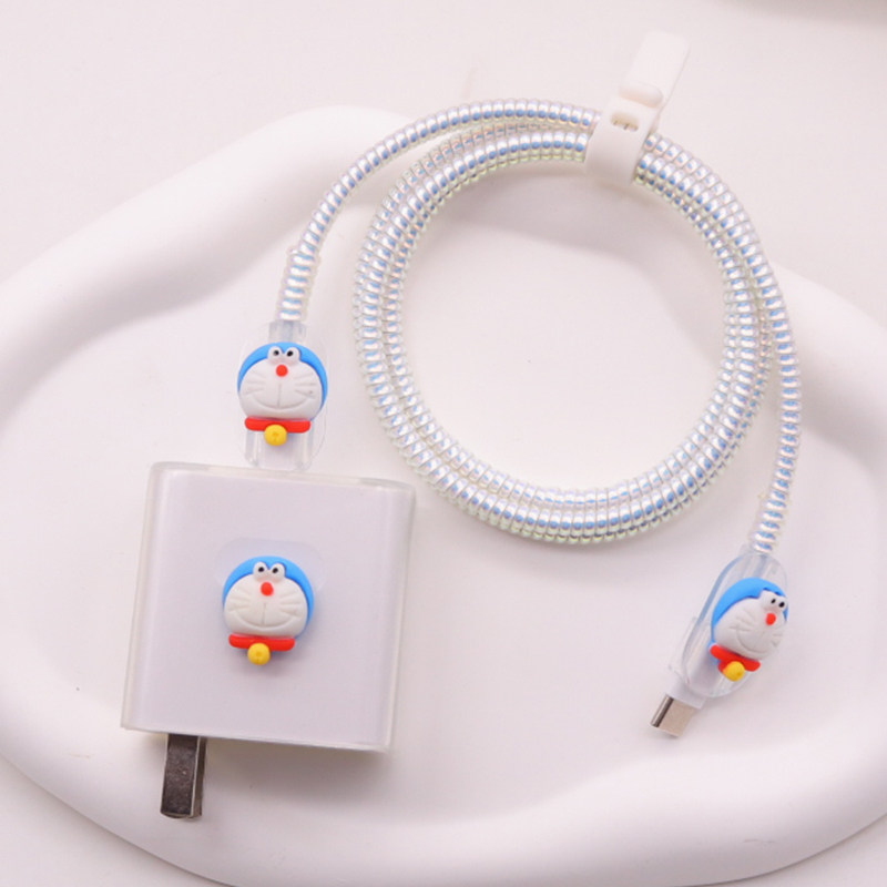 适用华为数据线保护套mate60/nova8荣耀90/p60/50充电器66W绕线器