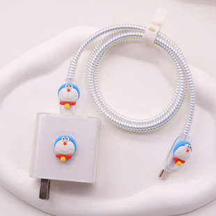 适用华为数据线保护套mate60/nova8荣耀90/p60/50充电器66W绕线器