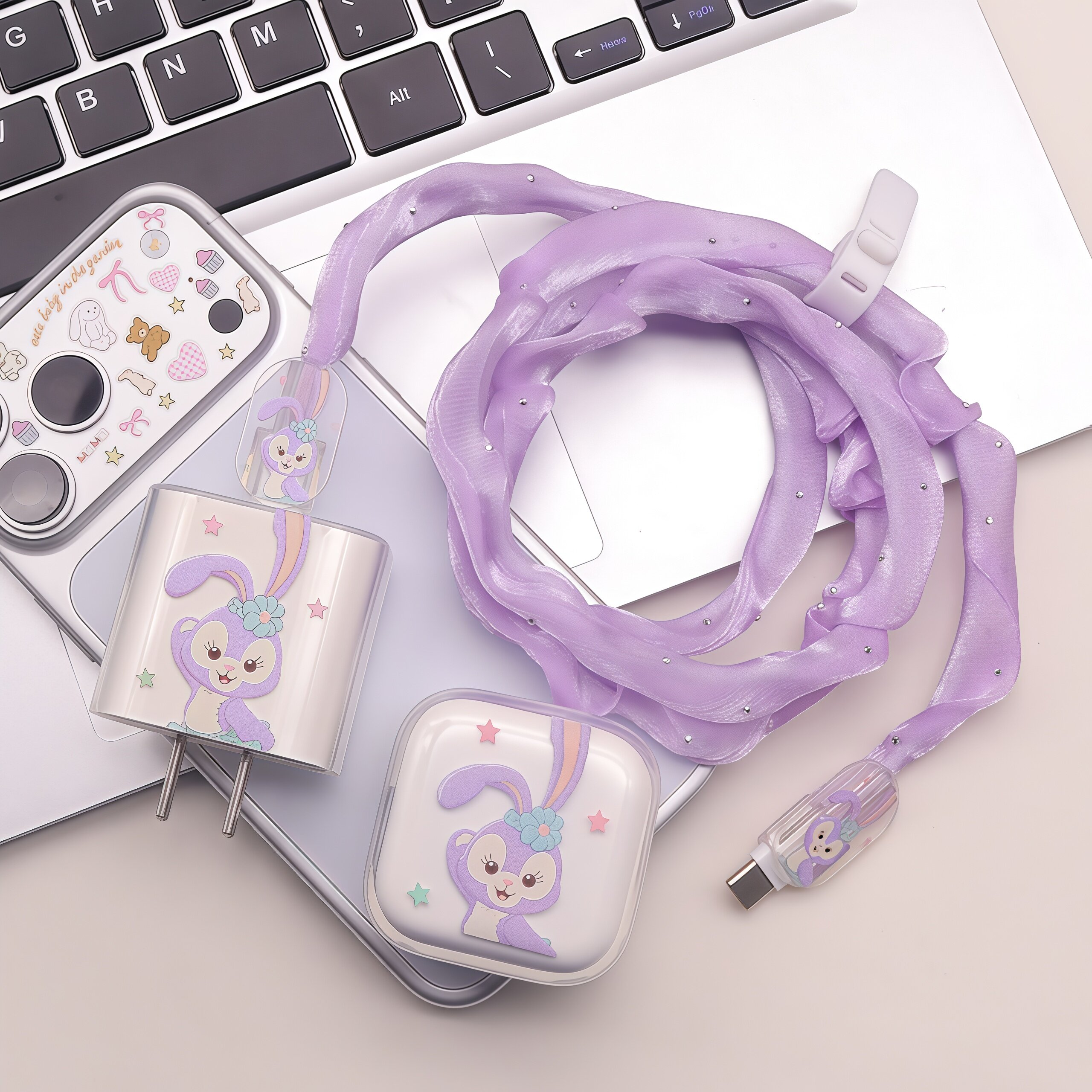 星黛露适用苹果40W充电器壳16数据线保护套17防脏布套ipad快充20W