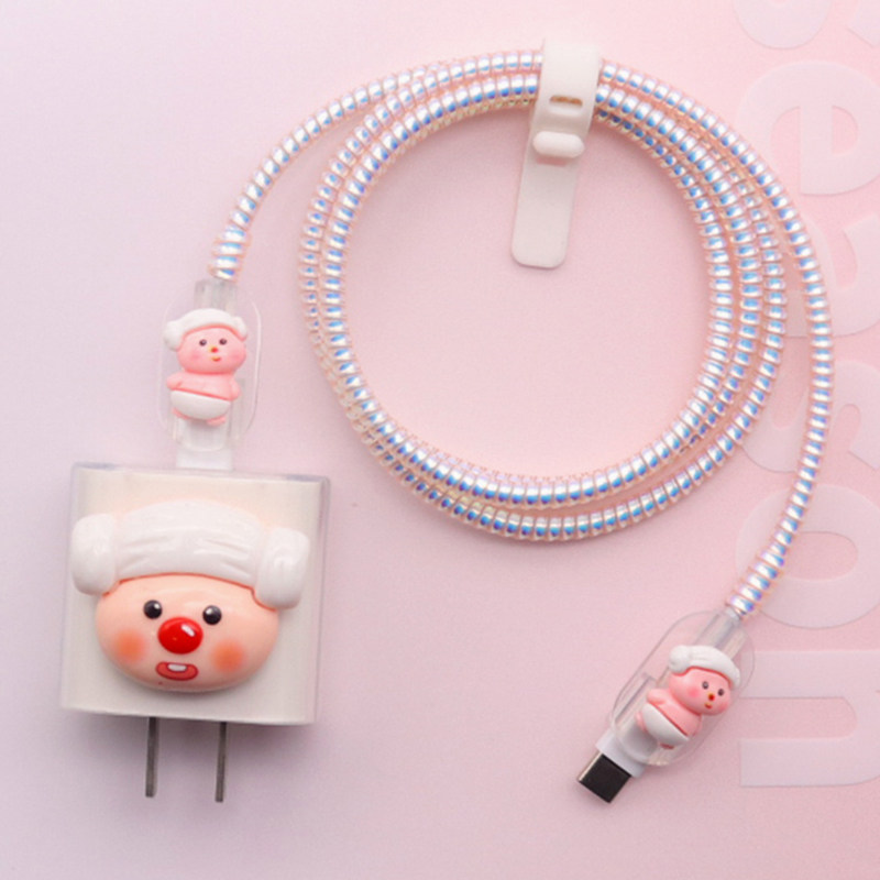 数据线保护套16e适用苹果15pro快充20W透气软壳14手机绕线器13max