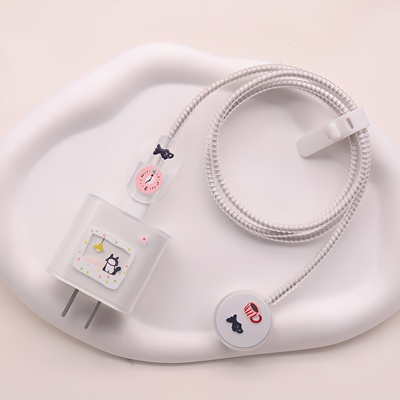 适用苹果watch手表S11充电线保护套S8磁力线套Ultra3电源缠绕绳SE