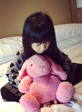 ins style卡通背包pvc橡胶注水热水袋兔子玩偶儿童暖手袋