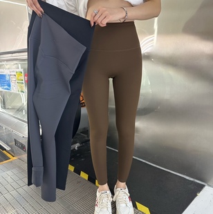 加绒3562 秋冬高腰收腹提臀瑜伽打底裤 WUXIN吾馨鲨鱼裤 女新款