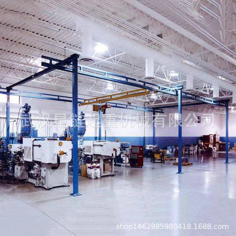 KBK轨道立柱式起重机车间搬运货物起重吊车葫芦电动小行车小吊机