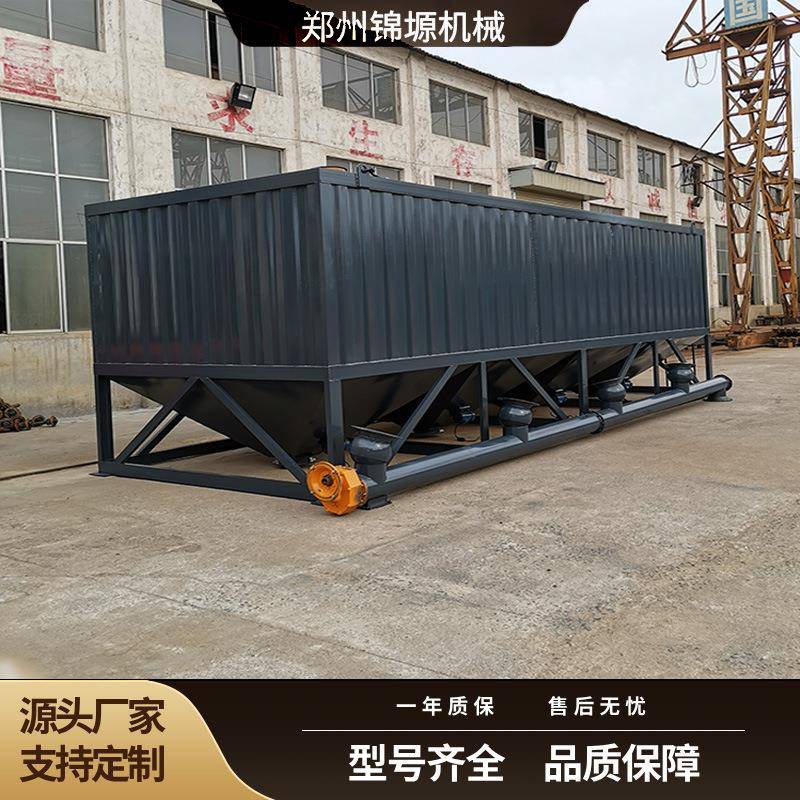100吨石灰料仓50T水泥仓60粉煤灰80吨免基础储存罐双层卧式水泥罐