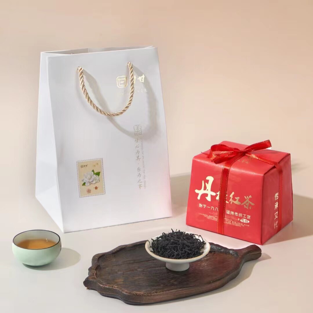 甘甘丹桂红茶传统方包丹桂红茶信阳红+桂花180g/包(配手提袋)