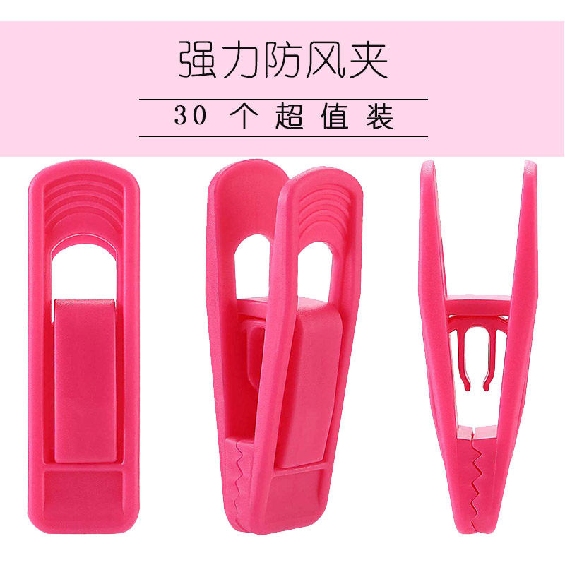 个装加厚多用型小物件晾衣防风夹