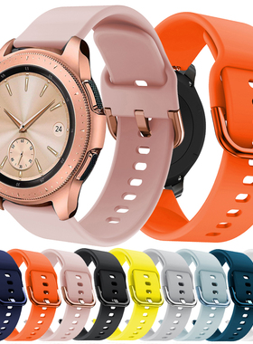 适配佳明vivoactive 3/vivomove HR/645 965 745黑色硅胶手表带22