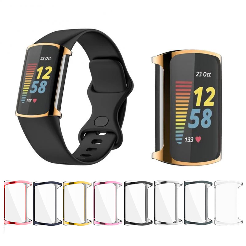 适用于Fitbit charge5/6智能手表电镀TPU保护壳charge5透明保护套使用感如何?