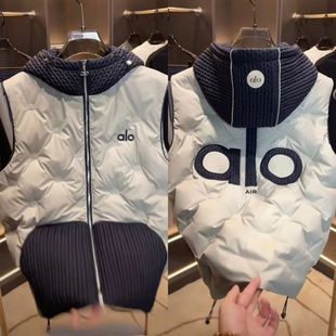 棉服男装ALO冬装轻奢男士高级感设计师男款保暖马甲舒适休闲外套