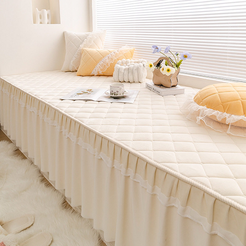 飘窗垫窗台垫新款阳台垫子四季通用防滑可机洗长裙摆飘窗装饰定做