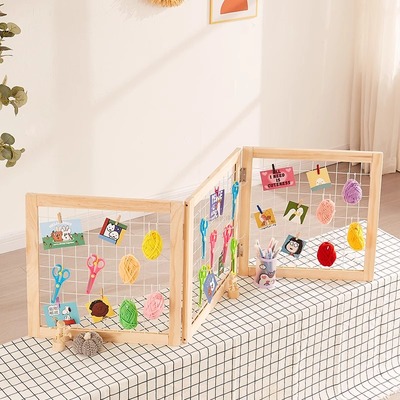 幼儿园手工作品展示架