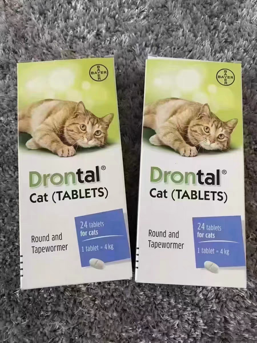 拜耳猫体内驱虫整合24粒幼猫成猫特色保健品