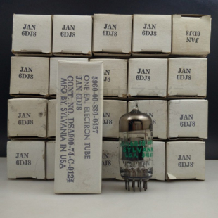 JAN原盒美国喜万年6DJ8电子管代ecc88/6922/E88CC/6N11/6h23n胆管