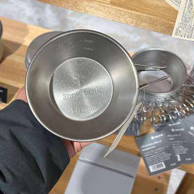 snowpeak雪拉碗超轻户外露营