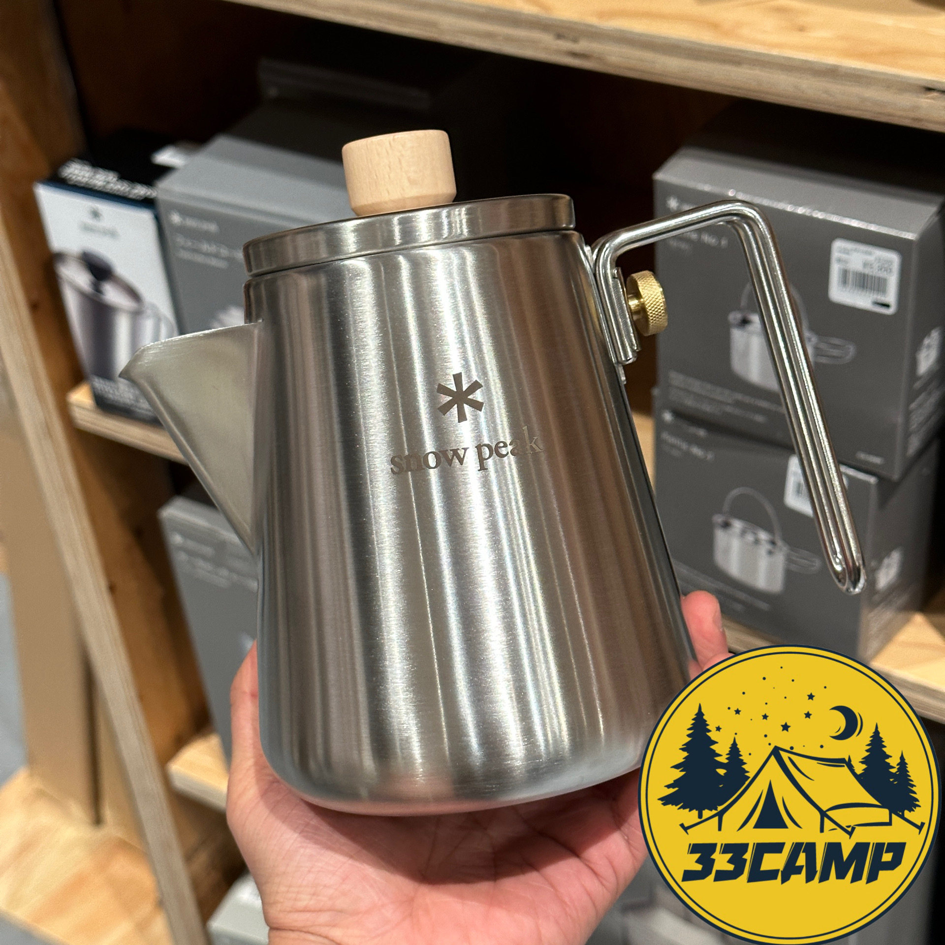 雪峰大师壶CS-115R户外露营水壶