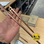 会员积分限定铜制锻造地丁 现货 snowpeak 雪峰 天幕帐篷 日本制