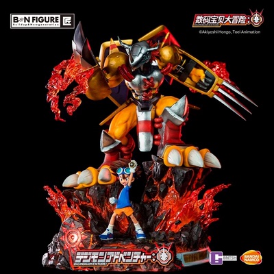 【现货史低】开天工作室 数码宝贝大冒险 八神太一with战斗暴龙兽