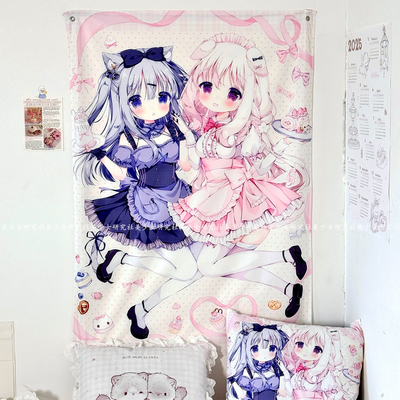 美少女御园莓华挂布二次元动漫