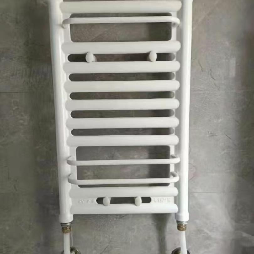 小背篓铸铁暖气片卫生间明装卫浴家用水暖板式集体供暖毛巾架