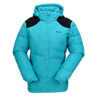 天伦天女款冬羽绒服保暖白鸭绒防风帽子可拆633201/633202/633203