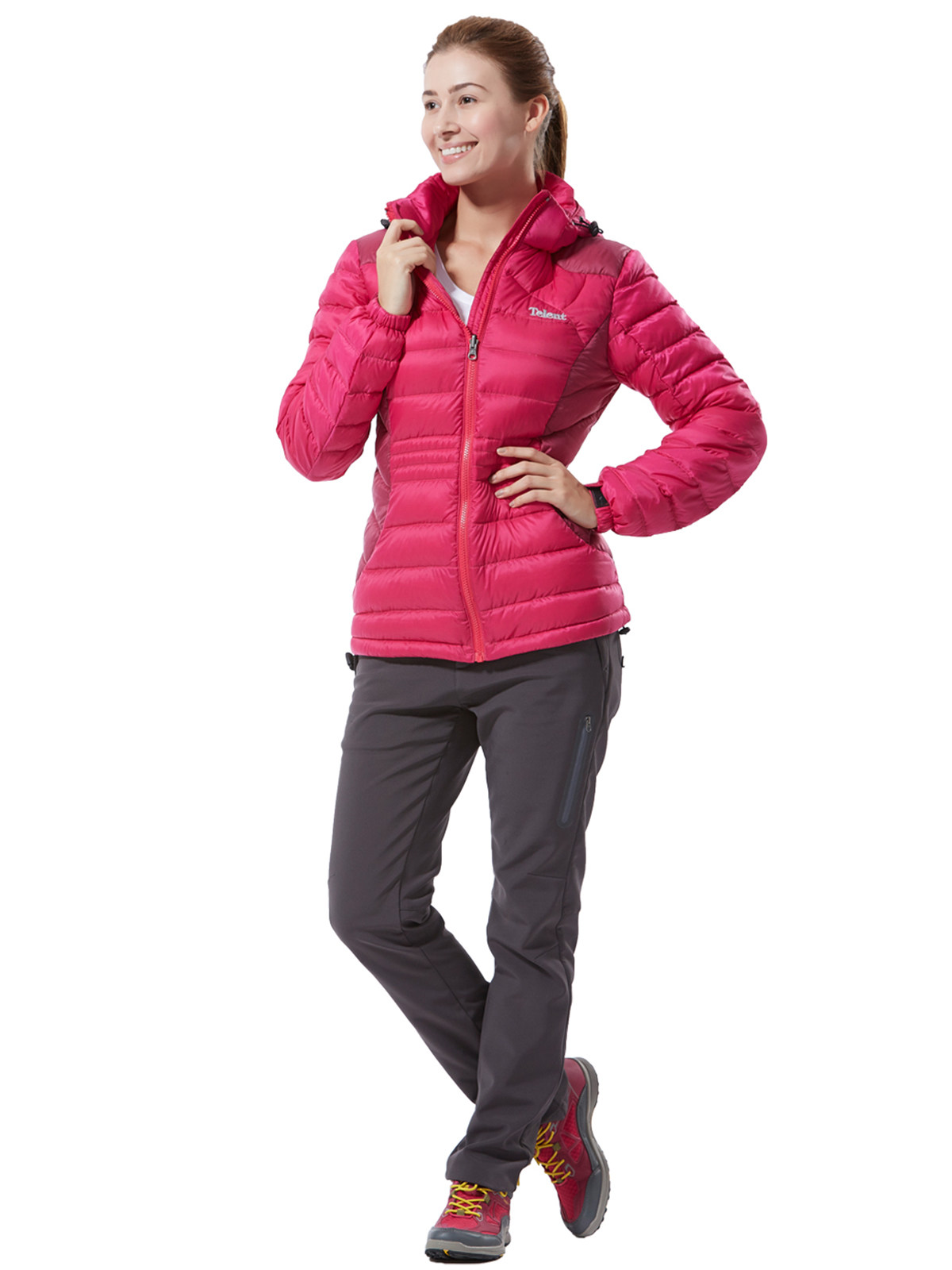 telent天伦天羽绒服冬女修身收腰保暖外套644201/654202/2件160元