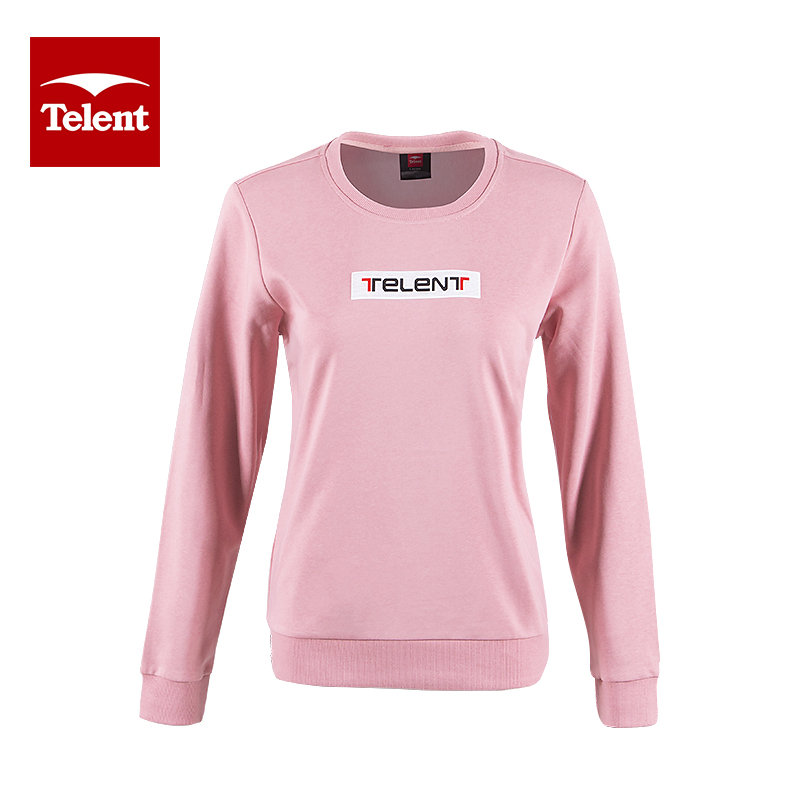 telent女春秋款长袖运动卫衣透气套头休闲运动服693501/2件150元