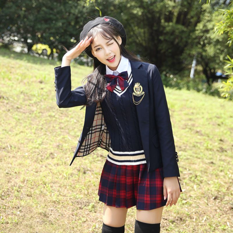 英伦风韩国中学生校服套装学生制服班服韩版学院风女装日系水手服