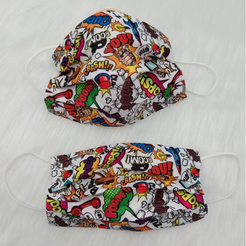 嘻哈口罩街头风涂鸦潮流赛博朋克街舞hiphop说唱机车带字母的口罩