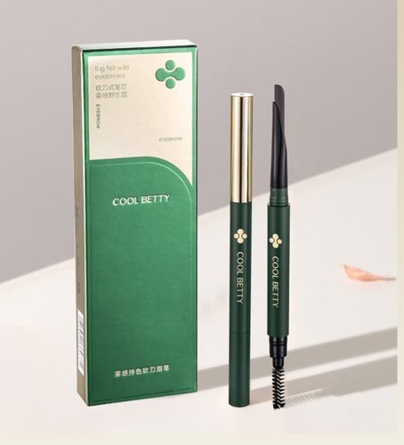 热卖俏美人雾感持色砍刀眉笔持久防汗防水不易脱妆便捷不用削绿醒