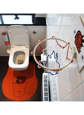 Toilet Basketball厕所篮球 无聊厕所玩具马桶篮球篮球场厕所投篮