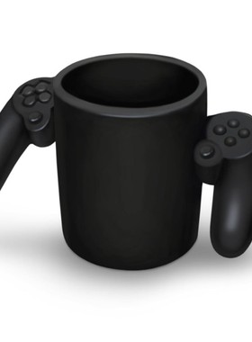 创意gameover游戏手柄陶瓷杯咖啡杯游戏机茶杯生日礼物男友马克杯