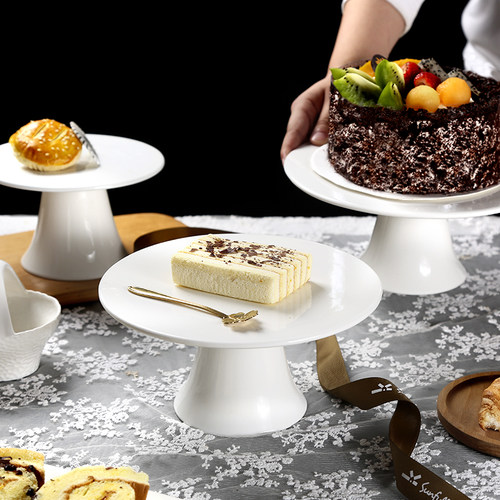 欧式手工陶瓷摆台甜品水果盘