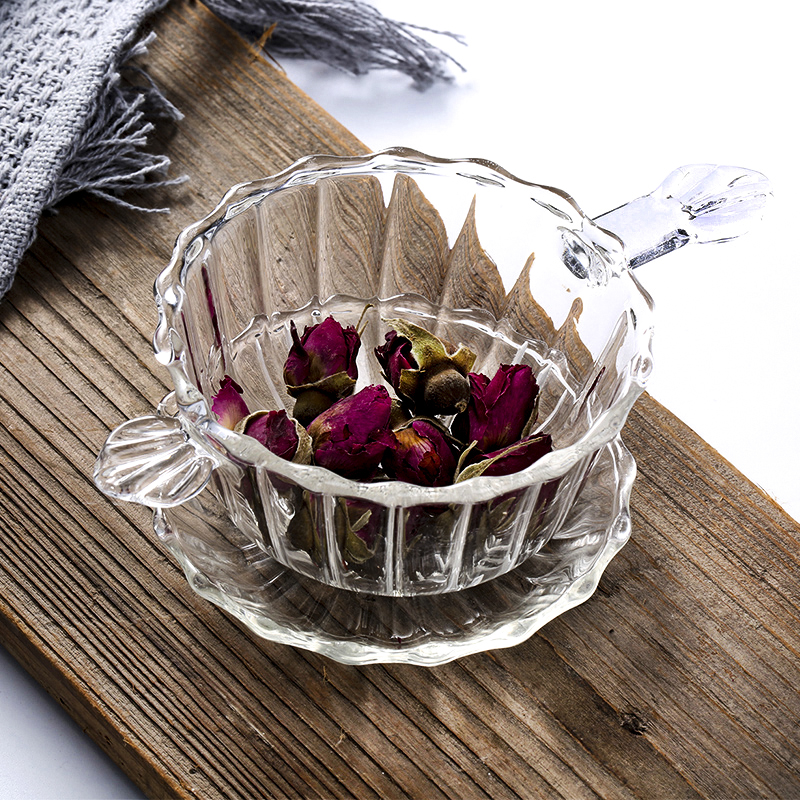 英式古典茶漏耐热玻璃茶滤